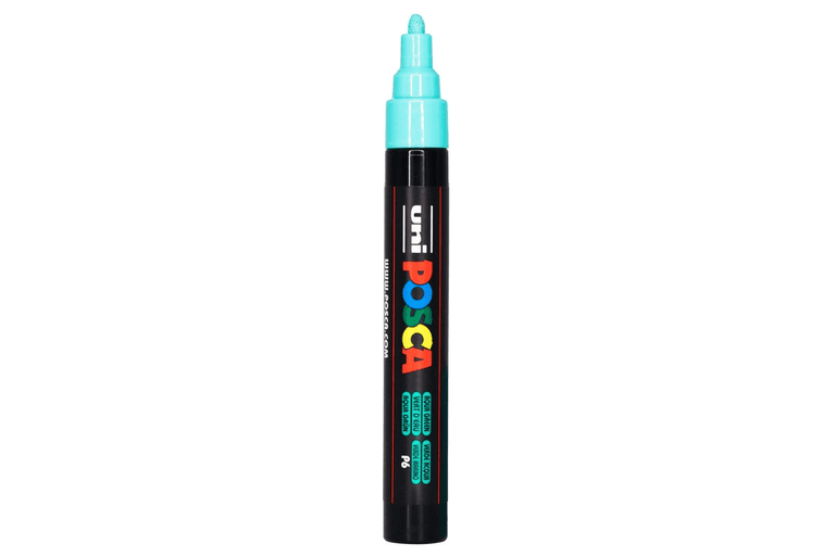 Marker Paint Uni Posca PC5M Bullet - Aqua Green