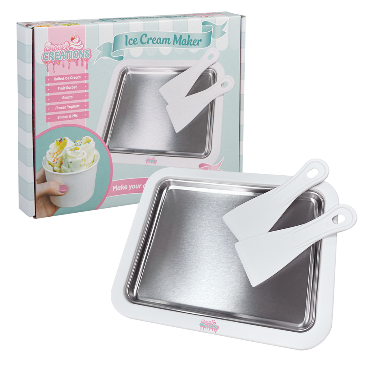 Ice Cream Maker S/S - White
