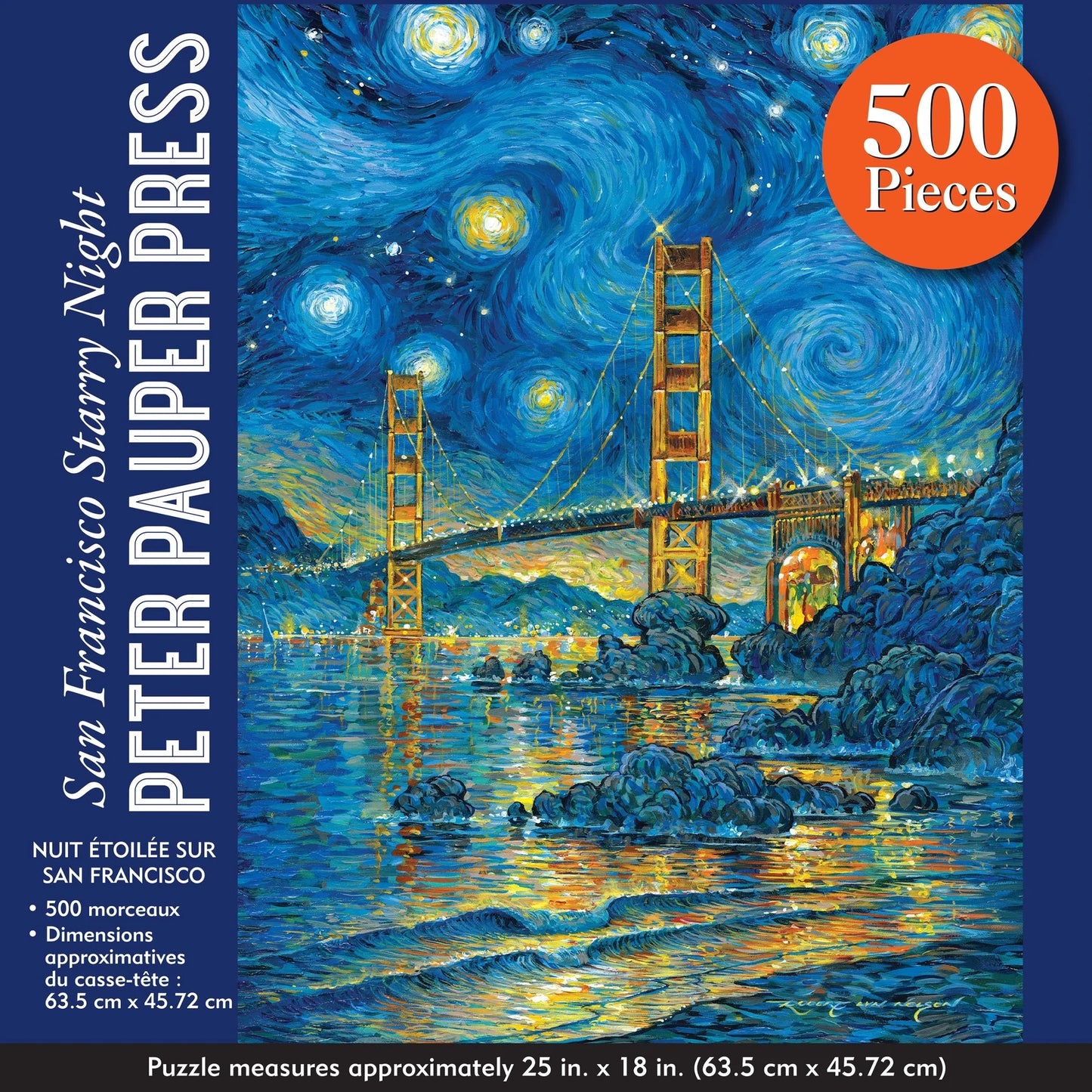 San Francisco Starry Night Puzzle 500 Pieces