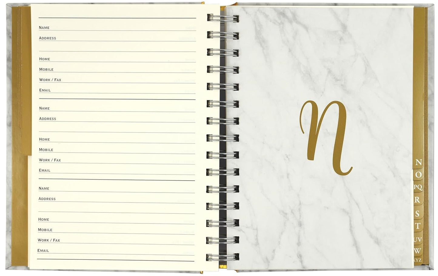 Marble Large Address Book