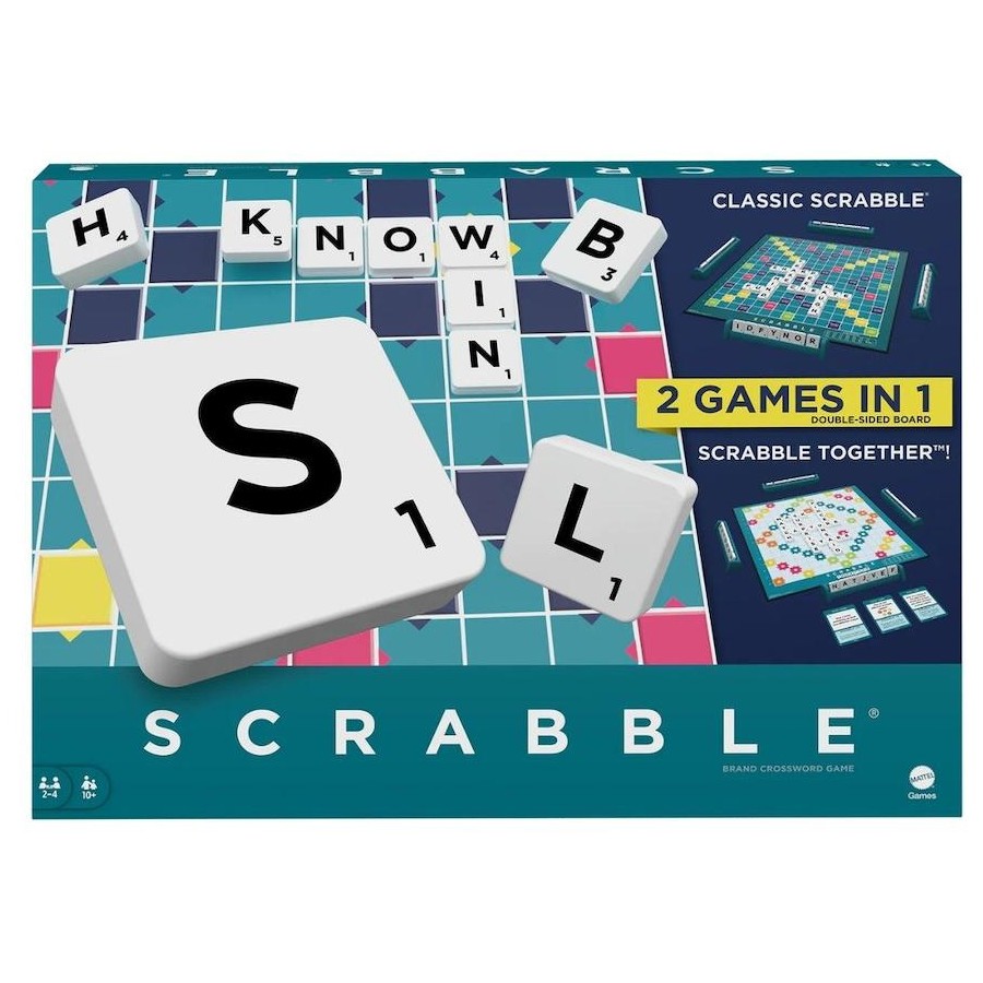 Scrabble 2 Games in 1 Board Game
