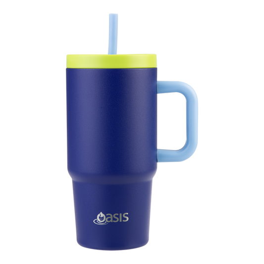 Oasis S/S Insulated 'JNR COMMUTER' Travel Tumbler 700ml - Peacock Blue