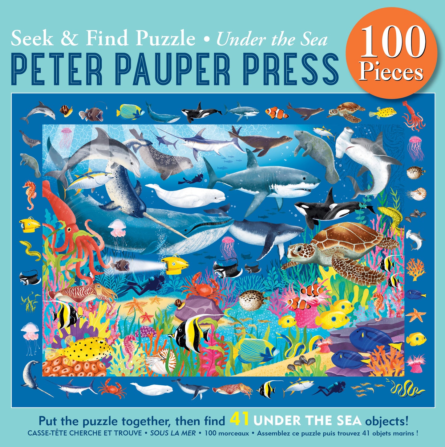 Under the Sea Seek & Find Puzzle 100 Pieces