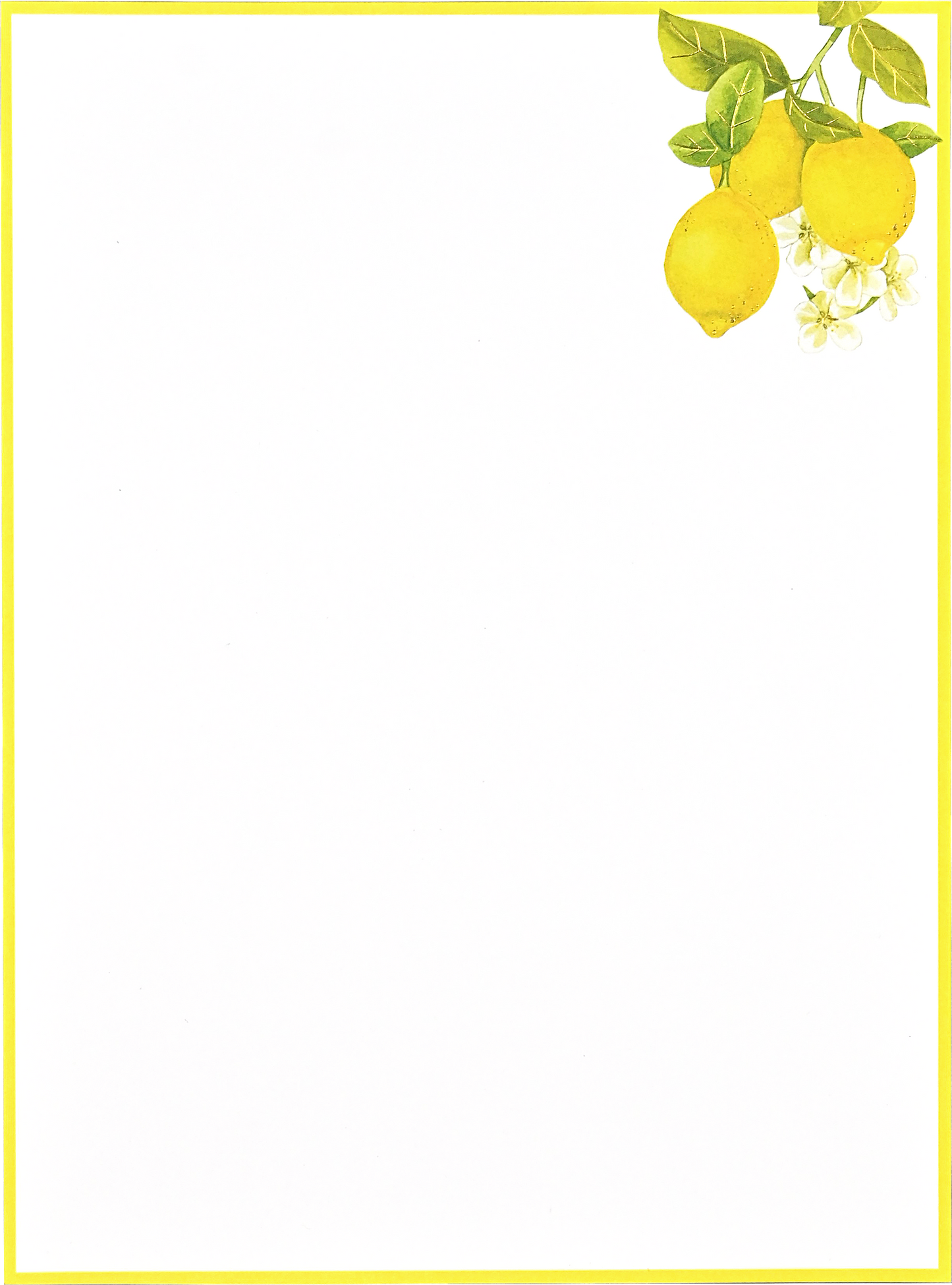 Amalfi Lemons Stationery Set