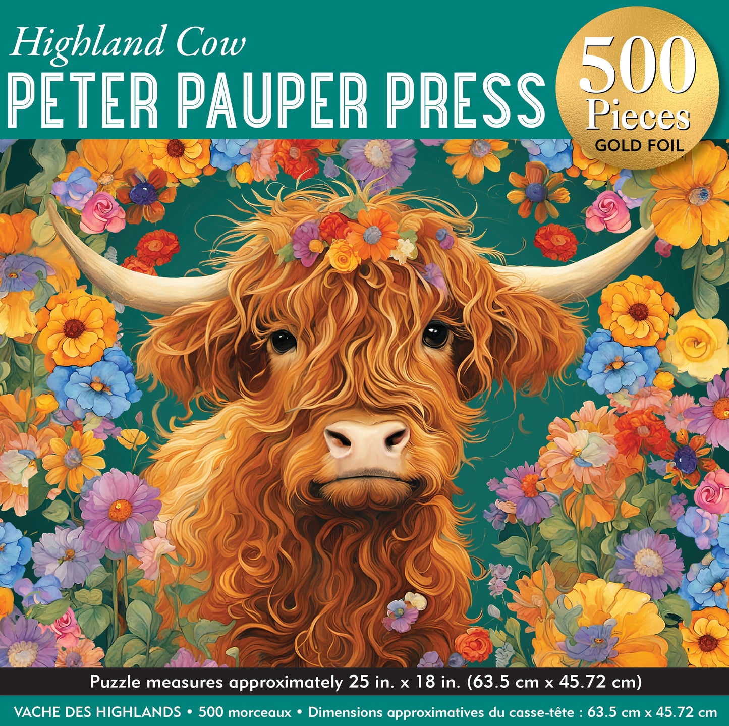 Highland Cow Puzzle 500 Pieces