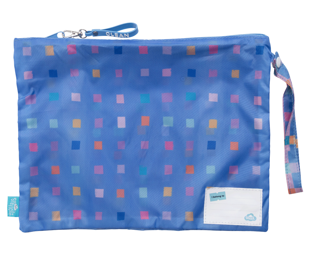 Spencil Little Clean & Dirty Bags - Pastel Plaid
