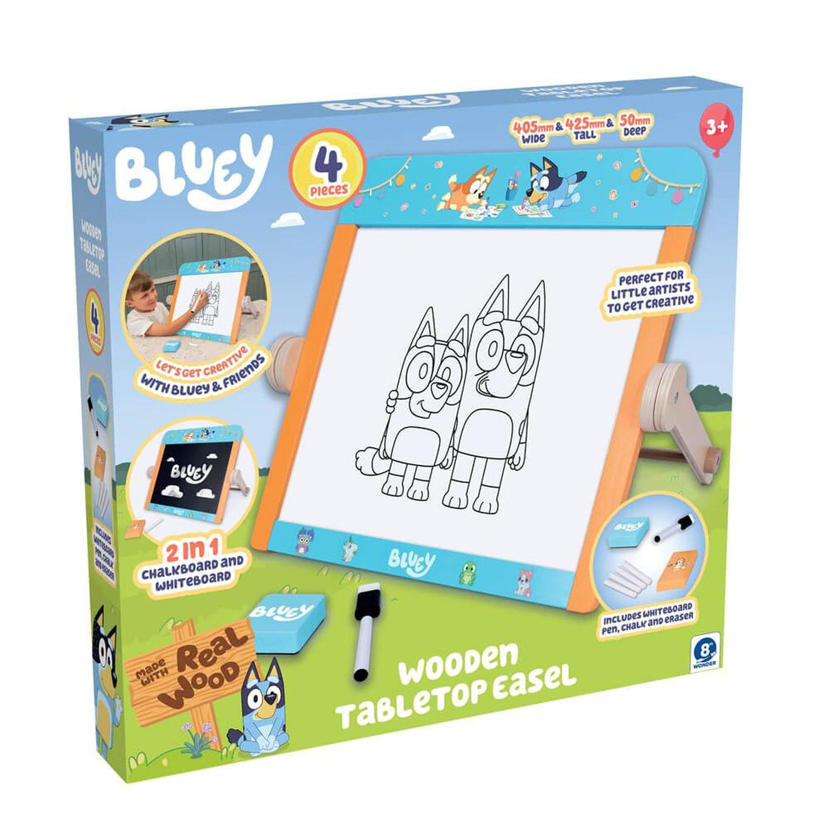 Bluey - Wooden Tabletop Easel (Local Pick-up Only)