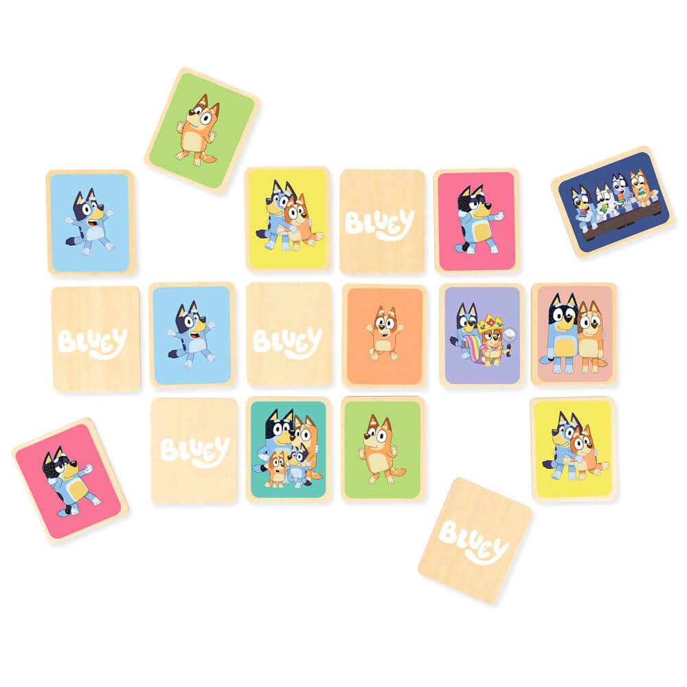 Bluey - Wooden Memory Game
