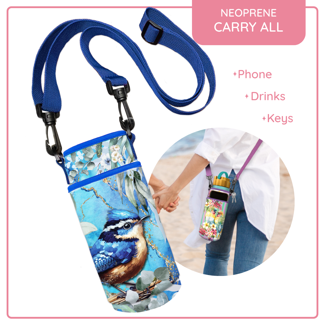 Bottle Phone Carry-all Cheeky Wrens