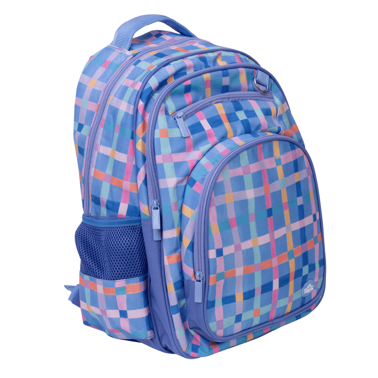 Spencil Big Kids Backpack - Pastel Plaid