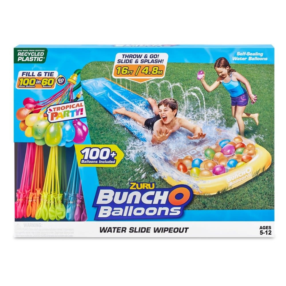 Bunch O Balloons Water Slide Wipeout