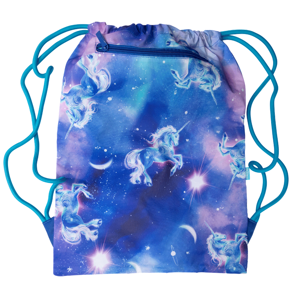 Spencil Big Drawstring Bag - Moonlit Unicorn