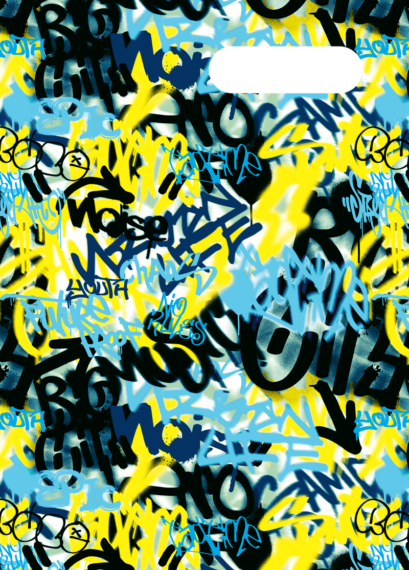 Spencil A4 Book Cover - Urban Scrawl 2