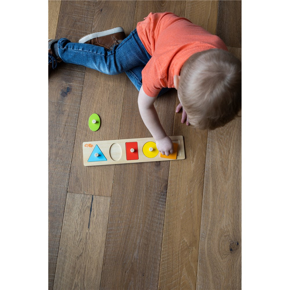 Fat Brain Toys Learn Shapes Wooden Puzzle