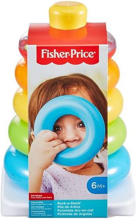 Fisher Price Rock-a-Stack Toy packaged front