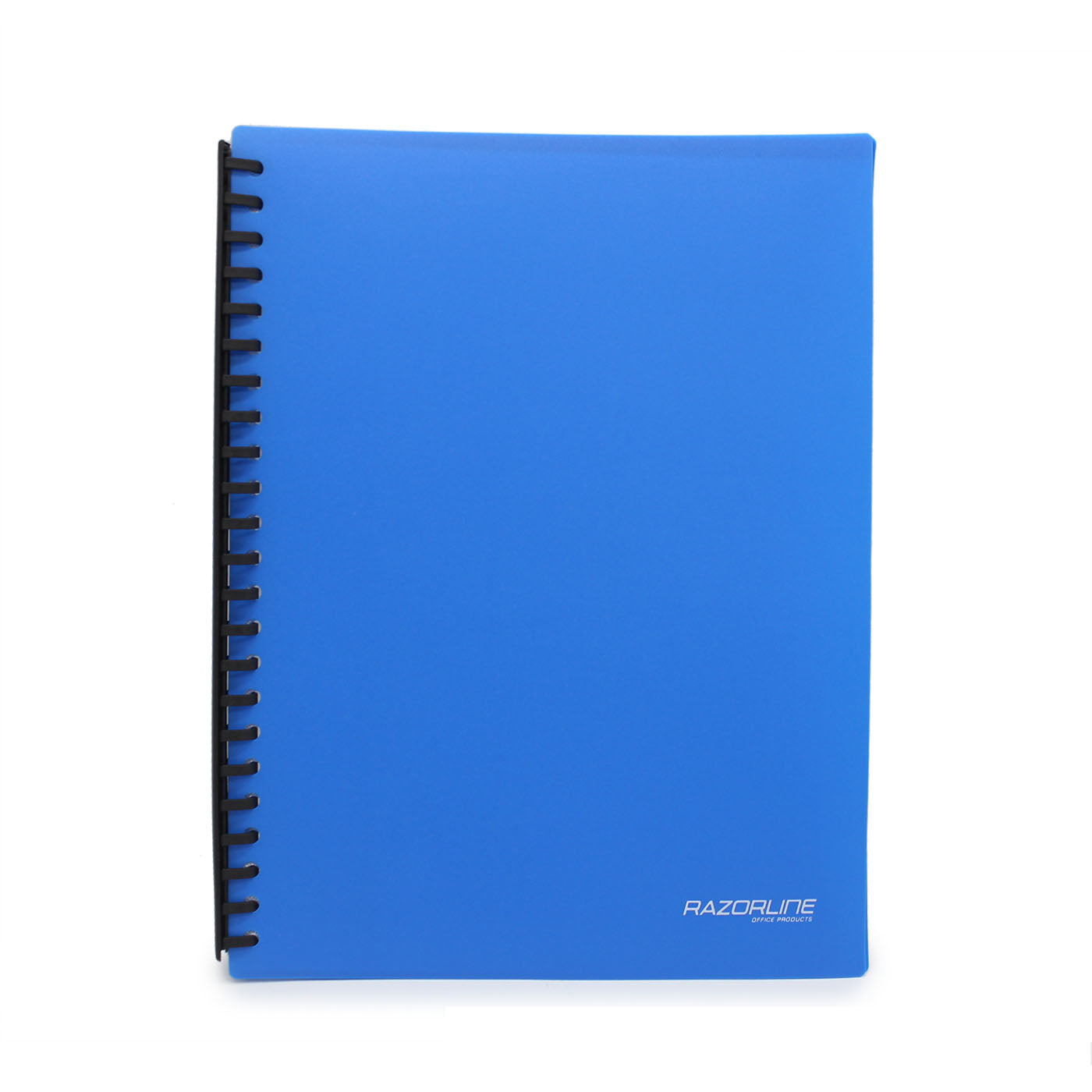 Display Book A4 Refillable 20 Pocket Blue