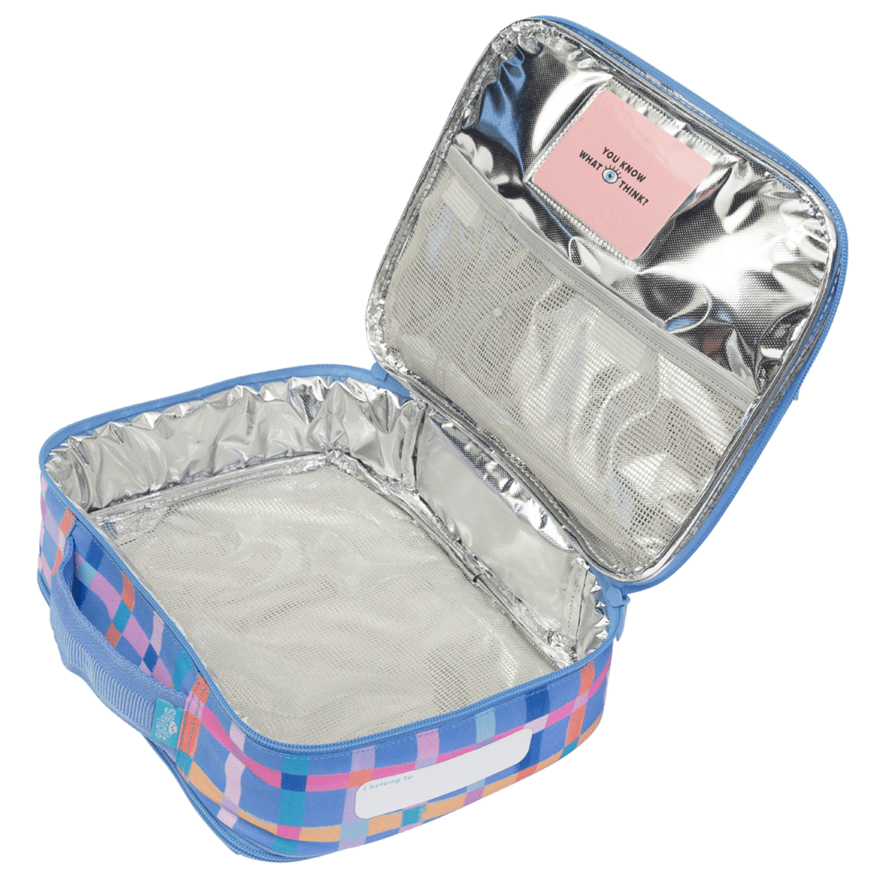 Spencil Big Cooler Lunch Bag - Pastel Plaid