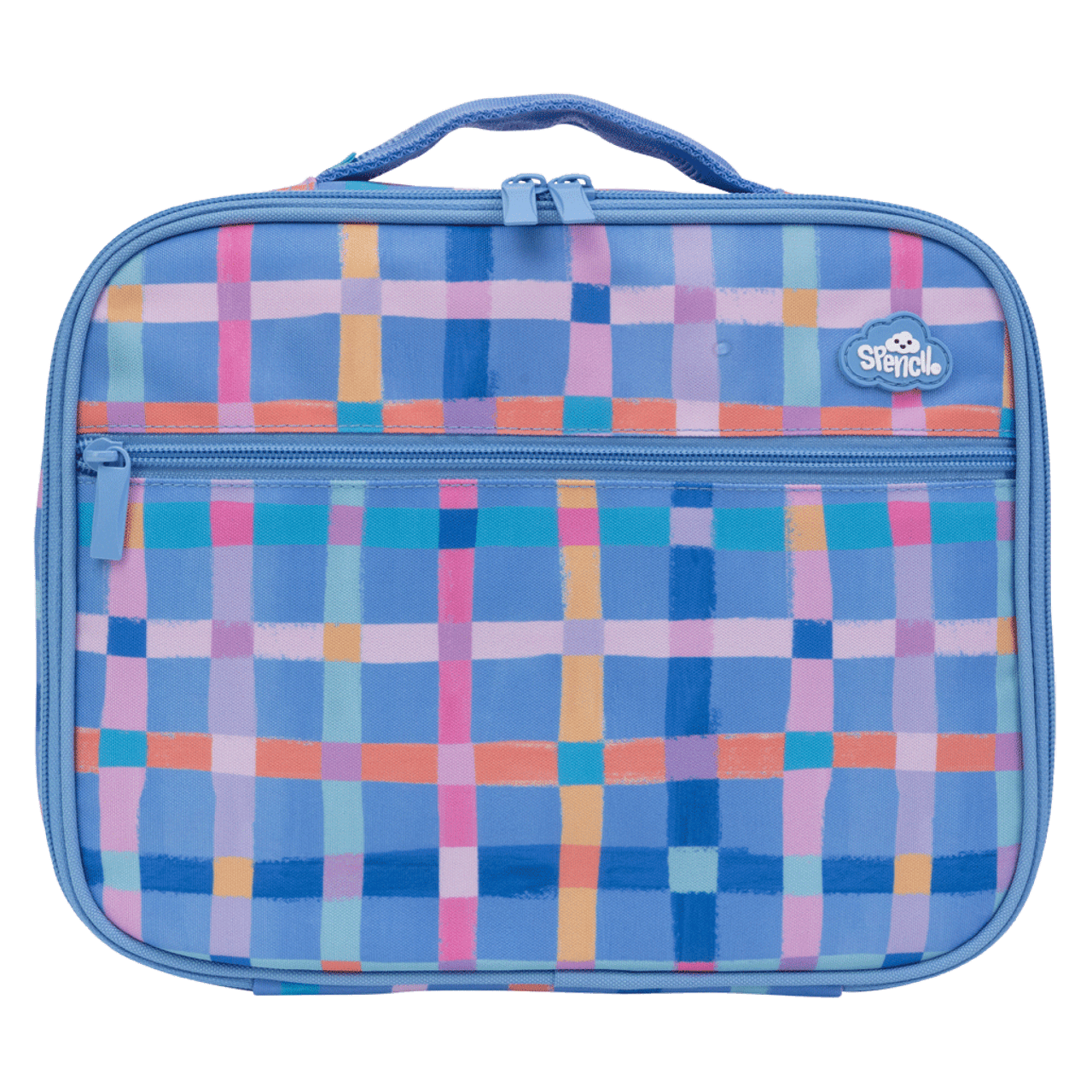 Spencil Big Cooler Lunch Bag - Pastel Plaid