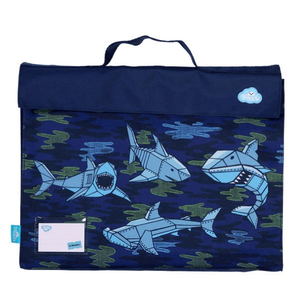 Spencil Library Bag Robo Shark
