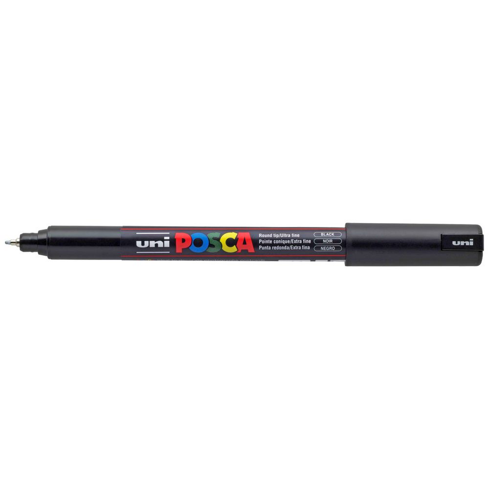 Marker Paint Uni Posca PC1MRBK N/POINT 1mm - Black