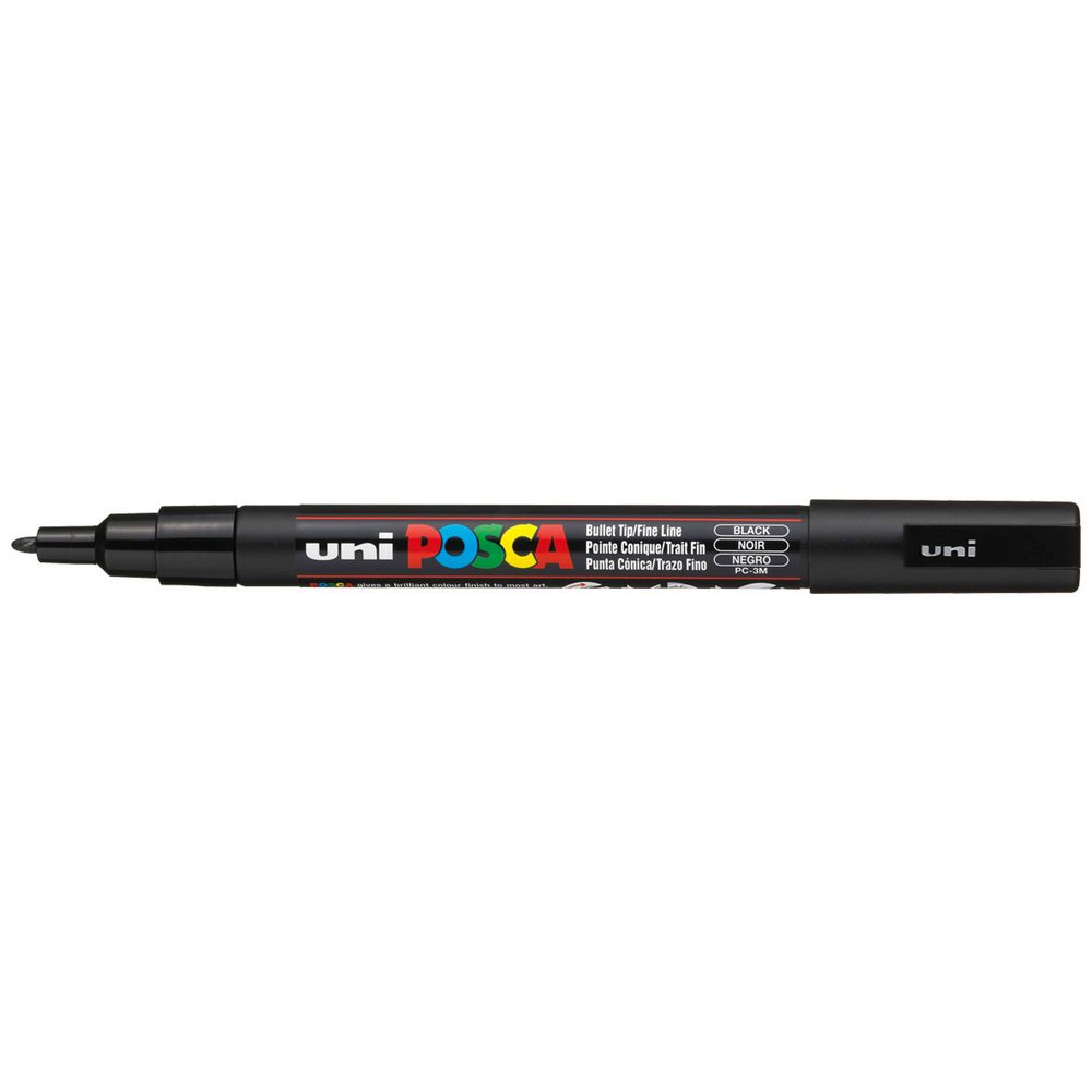 Marker Paint Uni Posca PC3M Bullet - Black