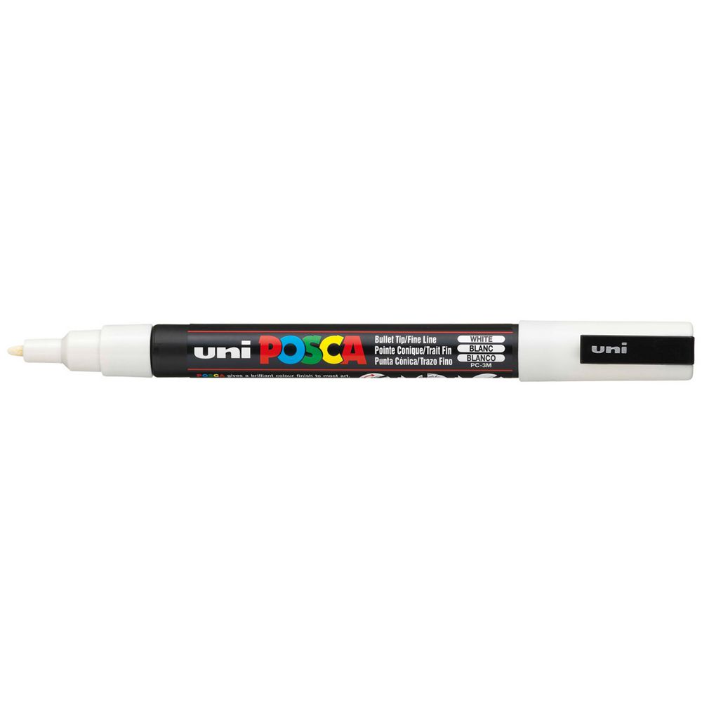 Marker Paint Uni Posca PC3M Bullet - White