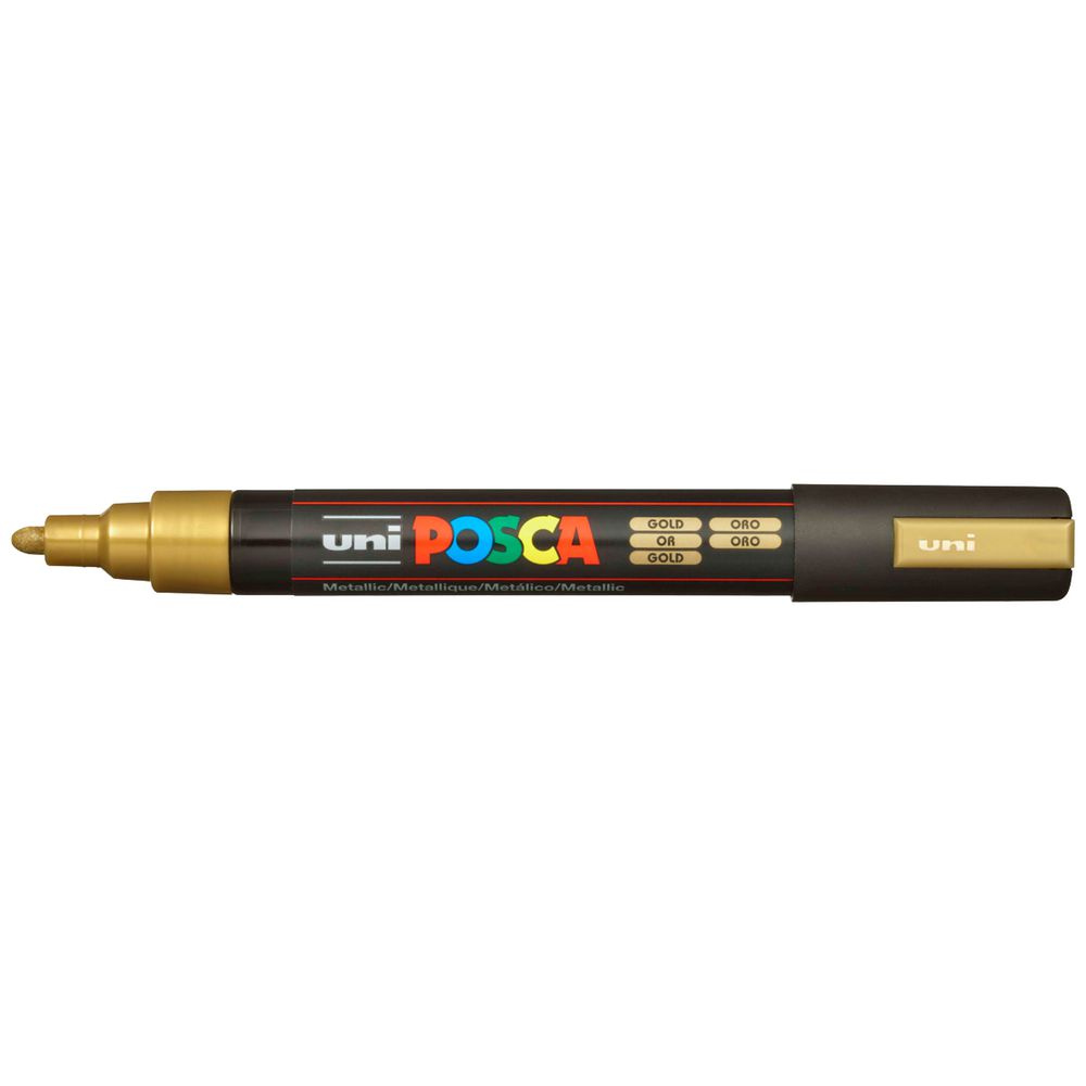 Marker Paint Uni Posca PC5M Bullet - Gold