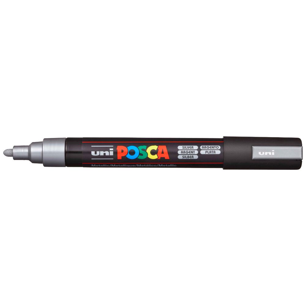 Marker Paint Uni Posca PC5M Bullet - Silver