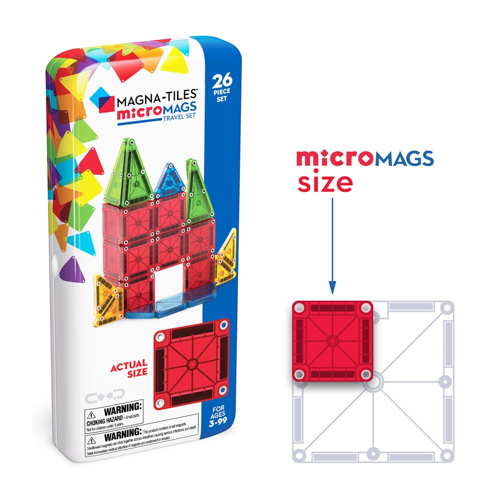 Magna-Tiles MicroMAGS Travel Set