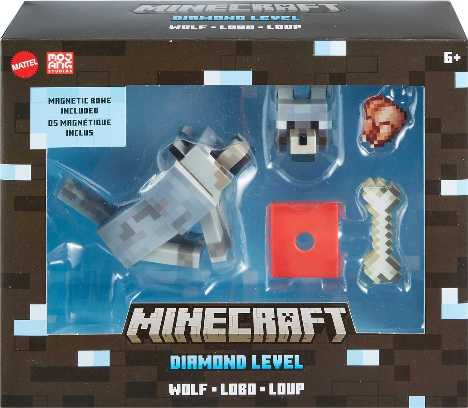 Minecraft Diamond Level Wolf - Main Image