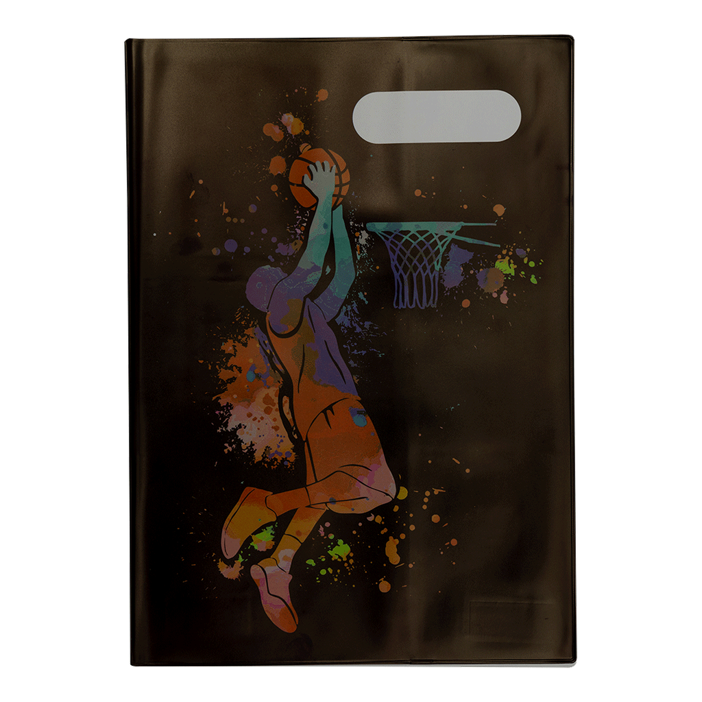 Spencil A4 Book Cover - Basketball