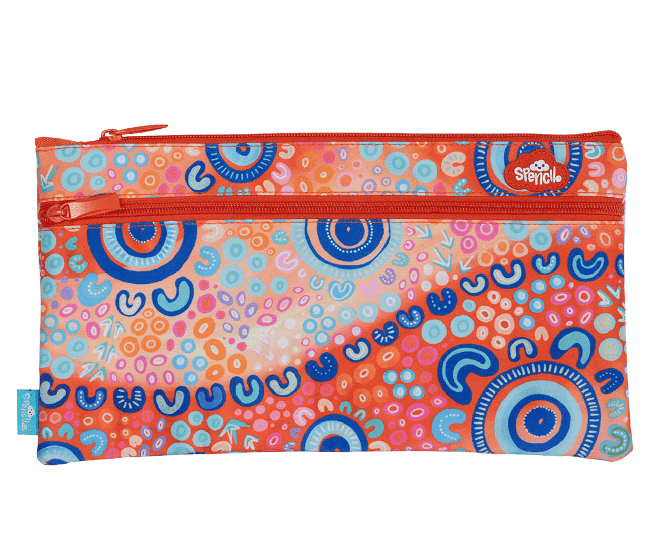 Spencil Twin Zip Pencil Case Ngootypoorteen