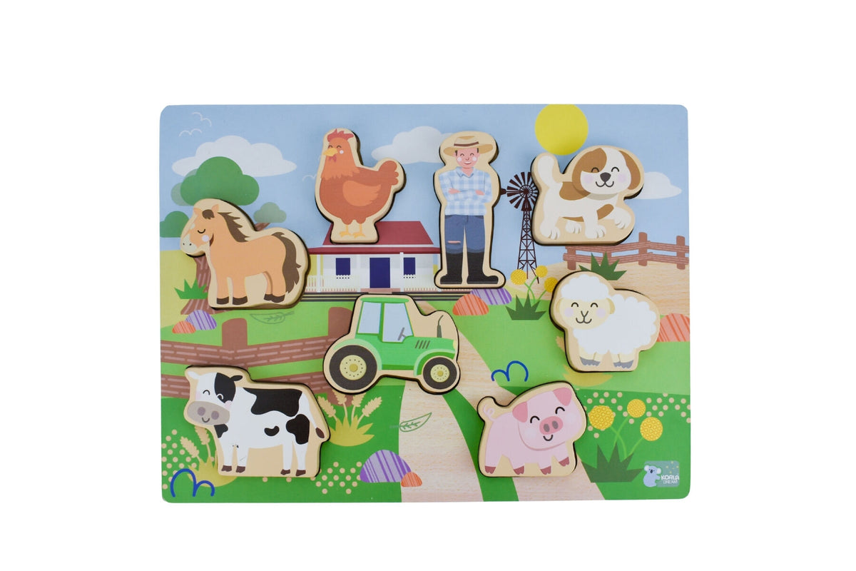 Farm Chunky Wooden Puzzle