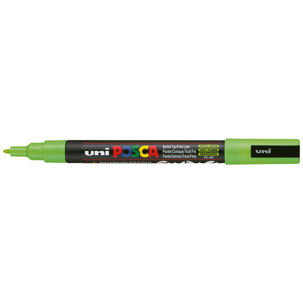 Marker Paint Uni Posca PC3M Bullet - Apple Green