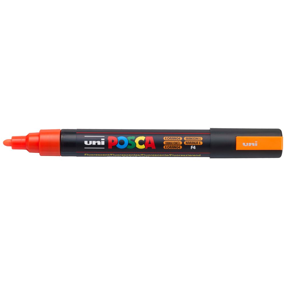 Marker Paint Uni Posca PC5M Bullet - Fluoro Orange