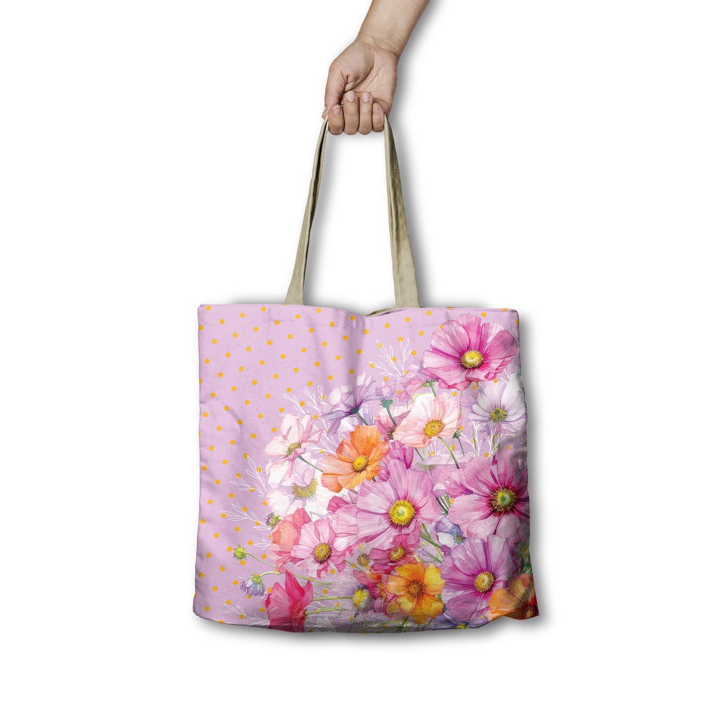 Reusable Shopping Bag - Wistful Wildflowers