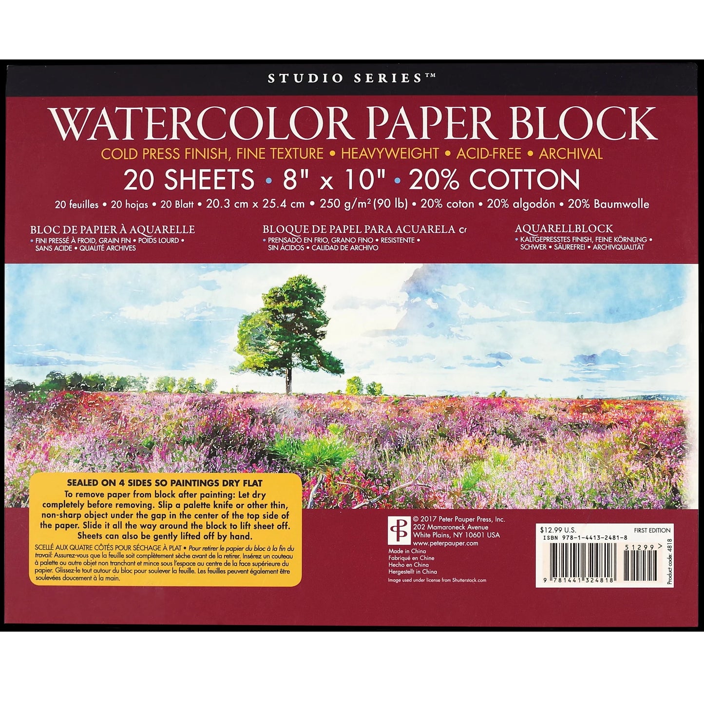 Watercolour Paper Block