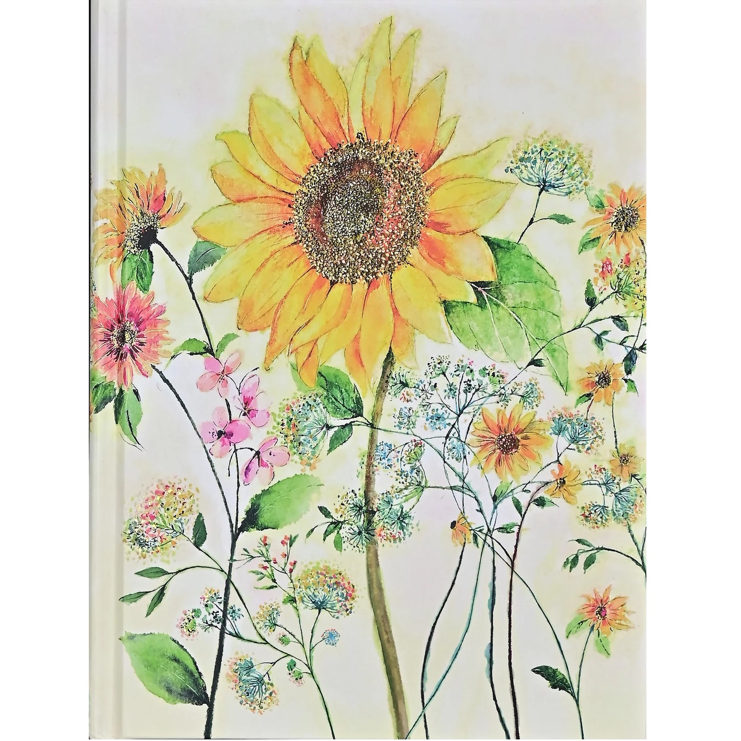 Watercolour Sunflower Journal