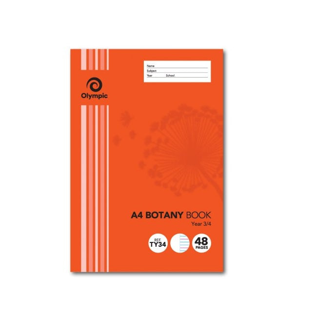 Botany Book Olympic A4 Year 3/4 48 Pages