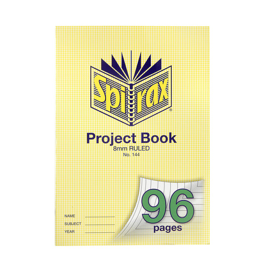 Botany Book Spirax A4 8mm 96 Pages