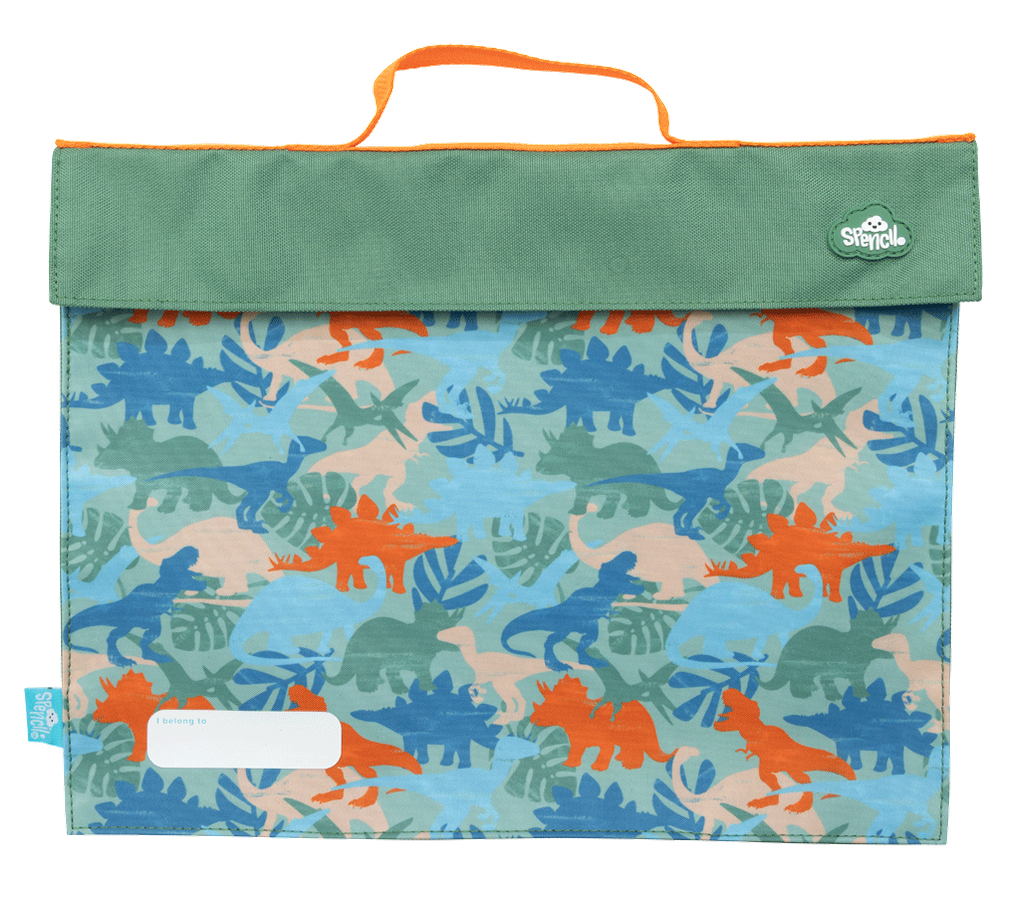 Spencil Library Bag - Dinosaur Safari