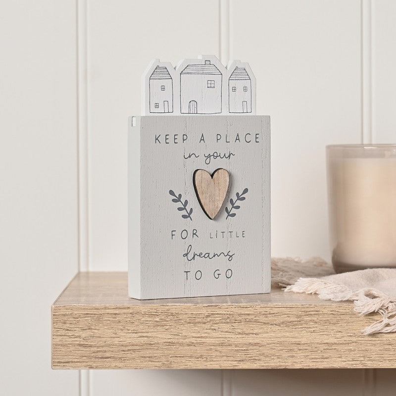 Dreams Shaped Plaque