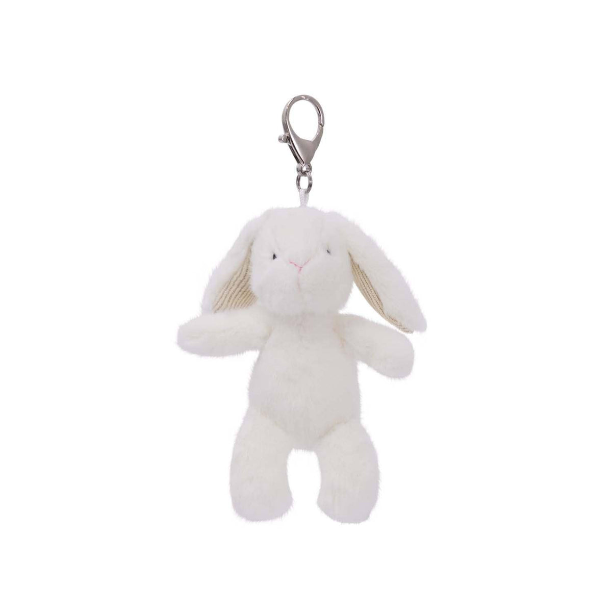 Mary Meyer Soft Bunny White Bag Charm