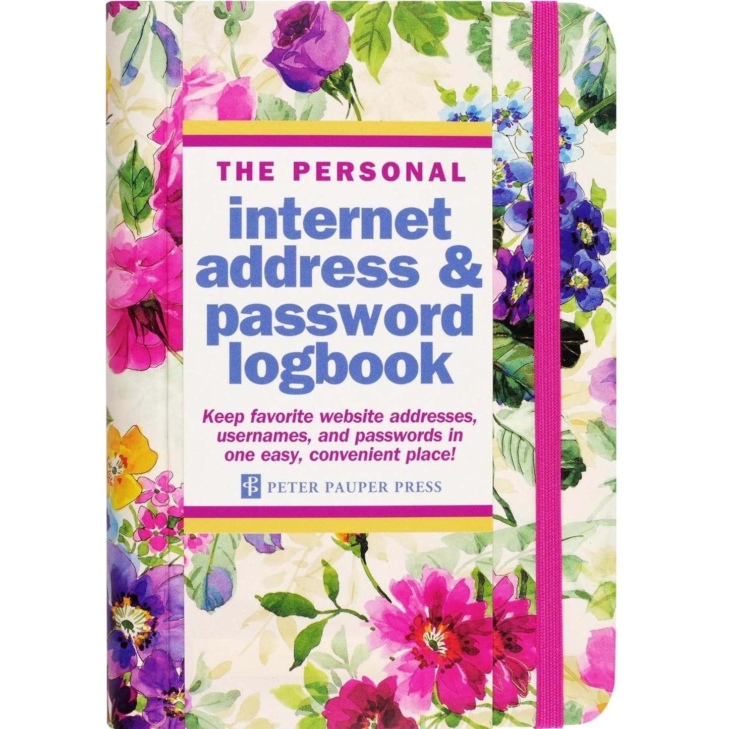 Peony Garden Internet Address & Password Logbook