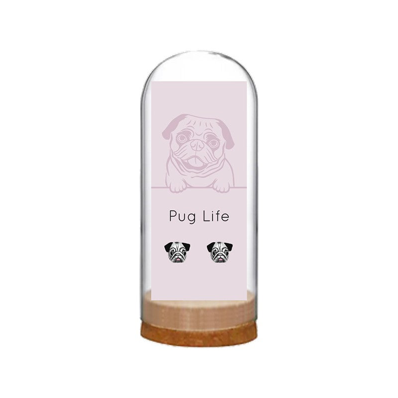 Lily & Mae Petite Earrings - Pug