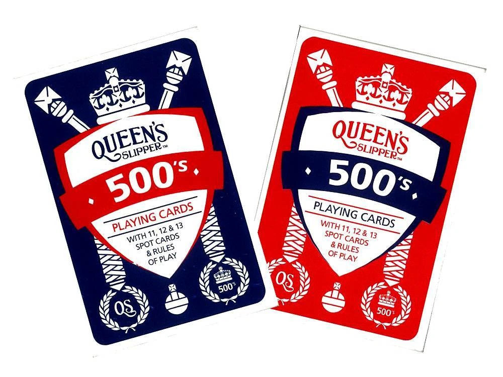 Playing Cards 500's - Queen's Slipper