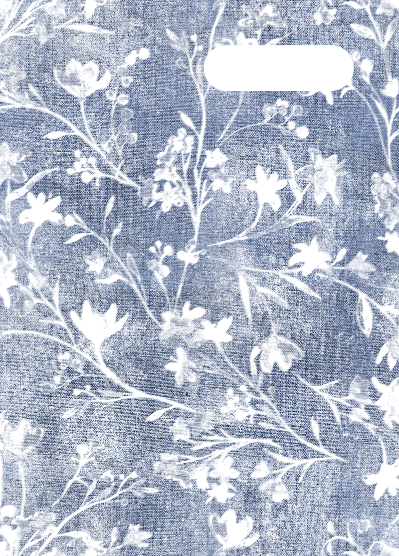 Spencil A4 Book Cover - Denim Daze