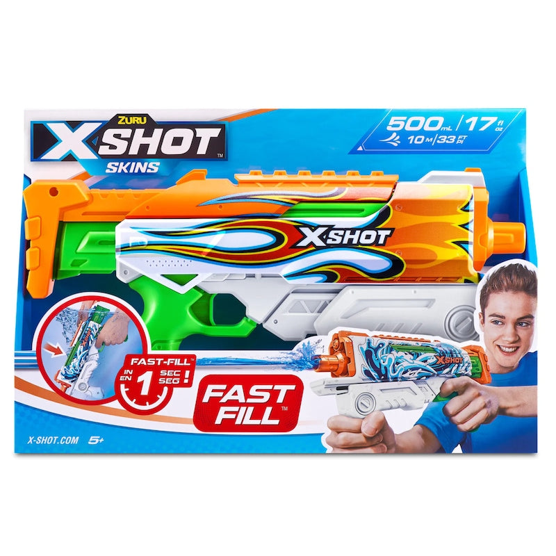 X-Shot Fast Fill Skins Hyperload Water Gun