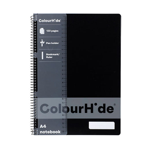 Notebook Colourhide A4 120 Pages Black