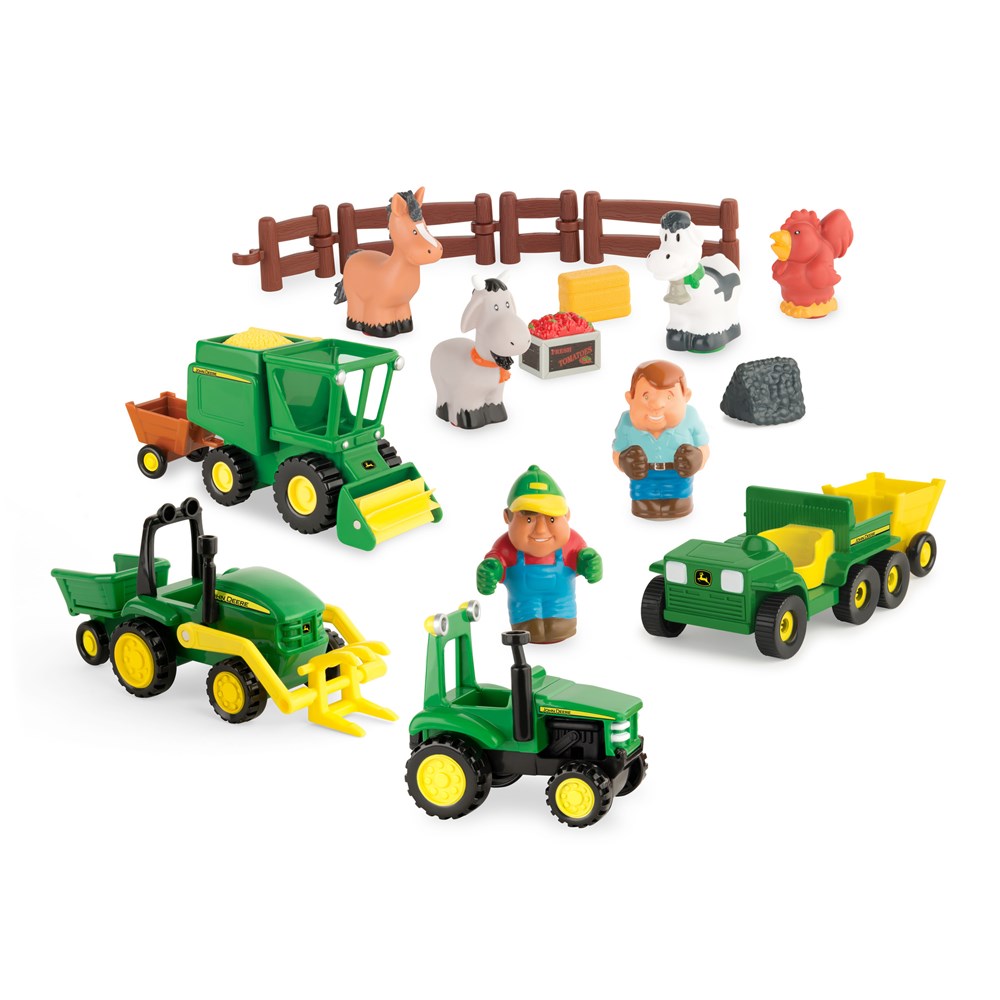 John Deere Fun on the Farm Playset Unboxed
